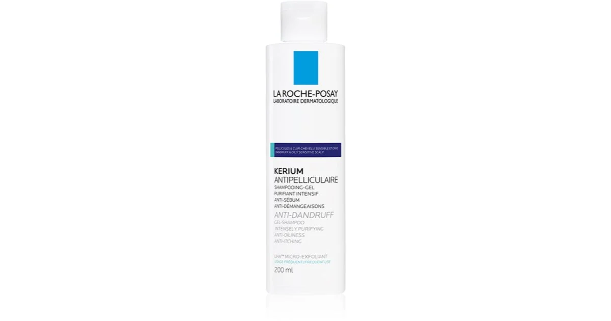 La Roche Posay Kerium Antiforfora ShampooGel Forfora Grassa 200ml