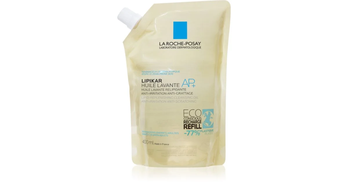 La Roche Posay Lipikar Cleansing Oil AP+ - Lipidi-Restitutivo Anti-Irritazione Anti-Prurito - ECO RECHARGE 400ml