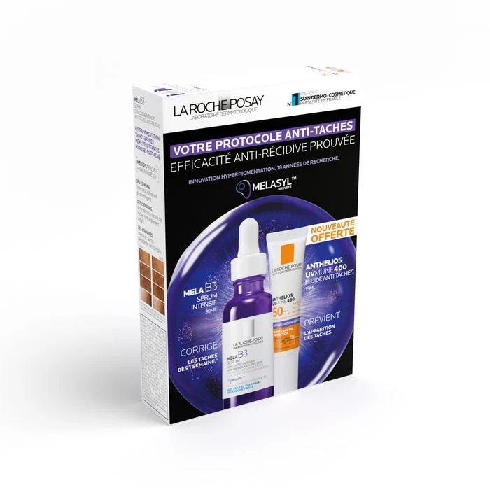La Roche-Posay Toleriane Set Antimacchia Melasyl™ Siero Viso Intensivo + Crema Anthelios SPF50 Gratuito 45ml