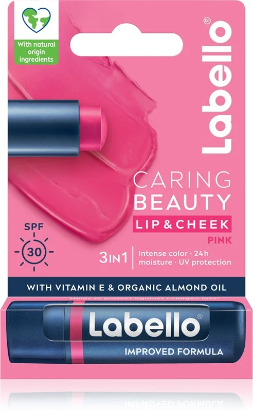 Labello Balsamo labbra Caring Beauty -Balsamo labbra colorato 4,8 g Rosa