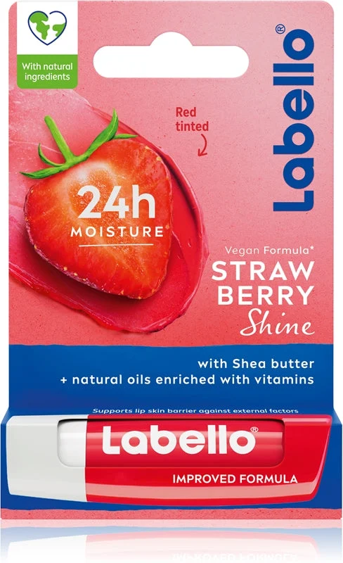 Labello Balsamo Labbra Caring Strawberry Shine - 4,8 g
