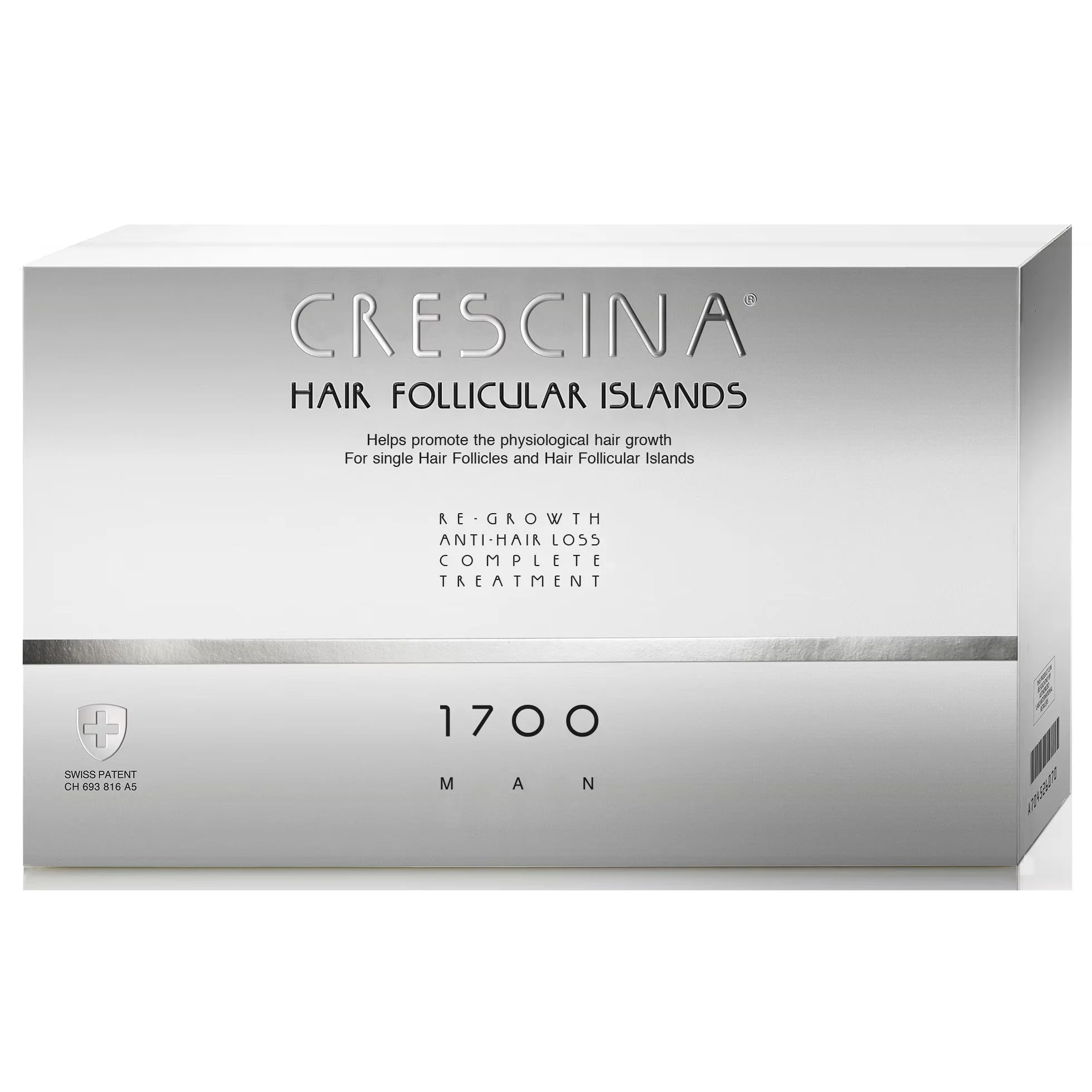 Labo Crescina Follicular Islands 1700 Per la stimolazione della crescita Fiale Trattamento Siero Per Cuoio Capelluto Per Uomo 10 +10 pezzi