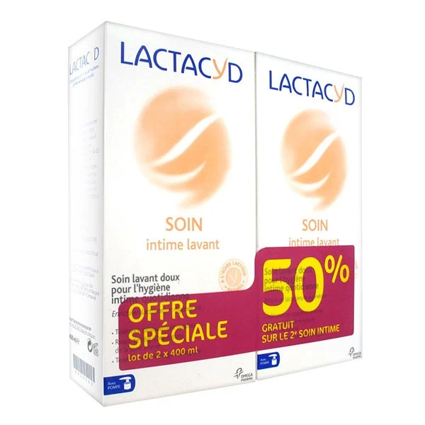 Lactacyd Cura Intima Lavaggio 2x400ml Lotto × 2