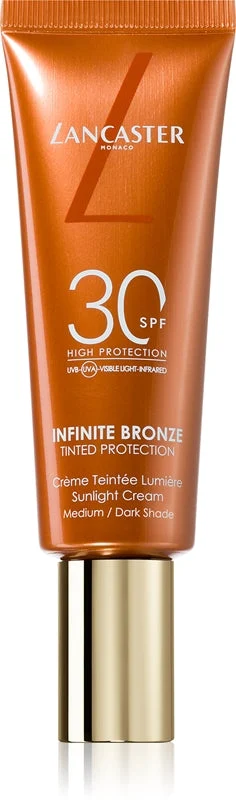 Lancaster Infinite Bronze Crema Solare Con Colore Spf30 Medio 50 ml