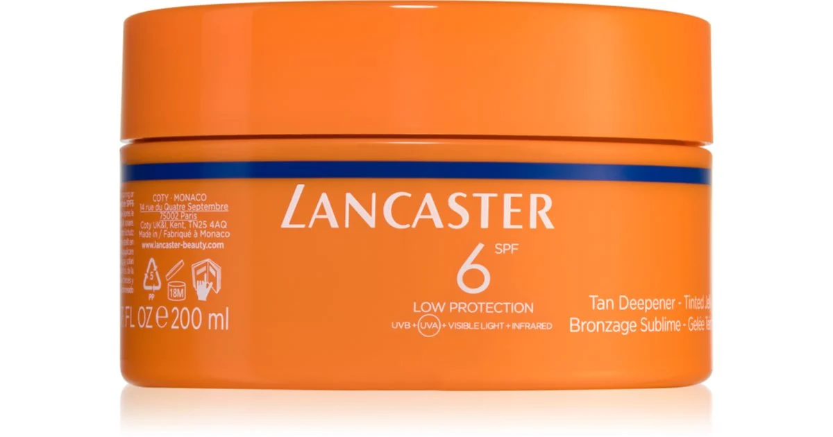 Lancaster Sun Beauty Gel Deepener Protettivo Colorato Spf 6 200 Ml