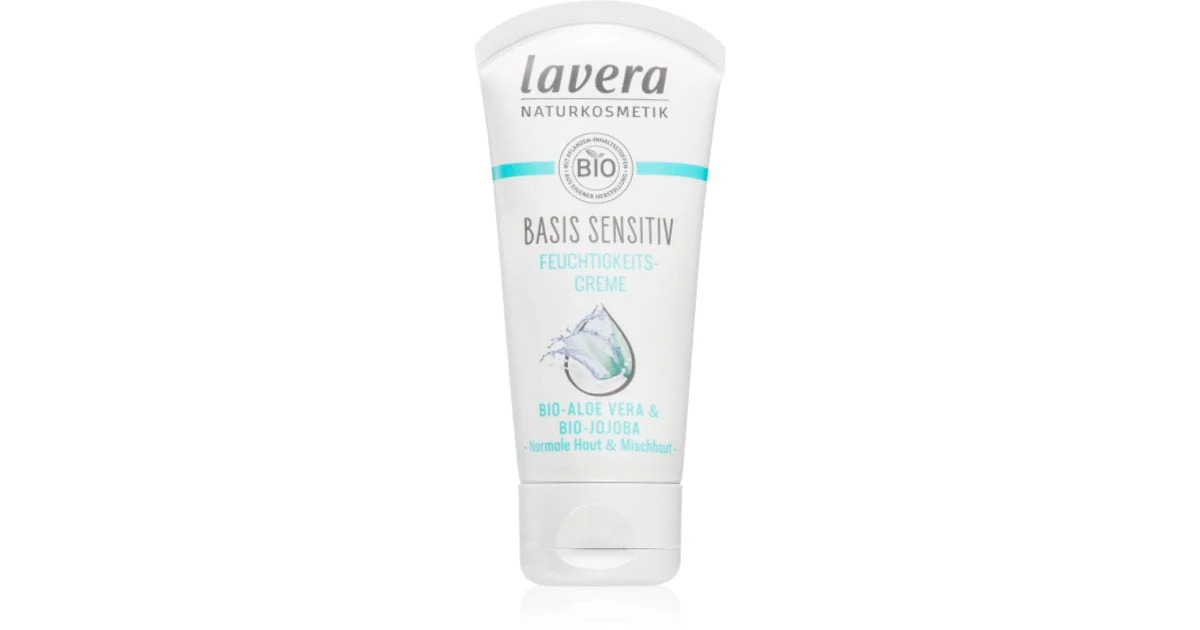 Lavera Basis Sensitiv Crema Idratante Viso Per Pelli Normali E Miste 50 Ml