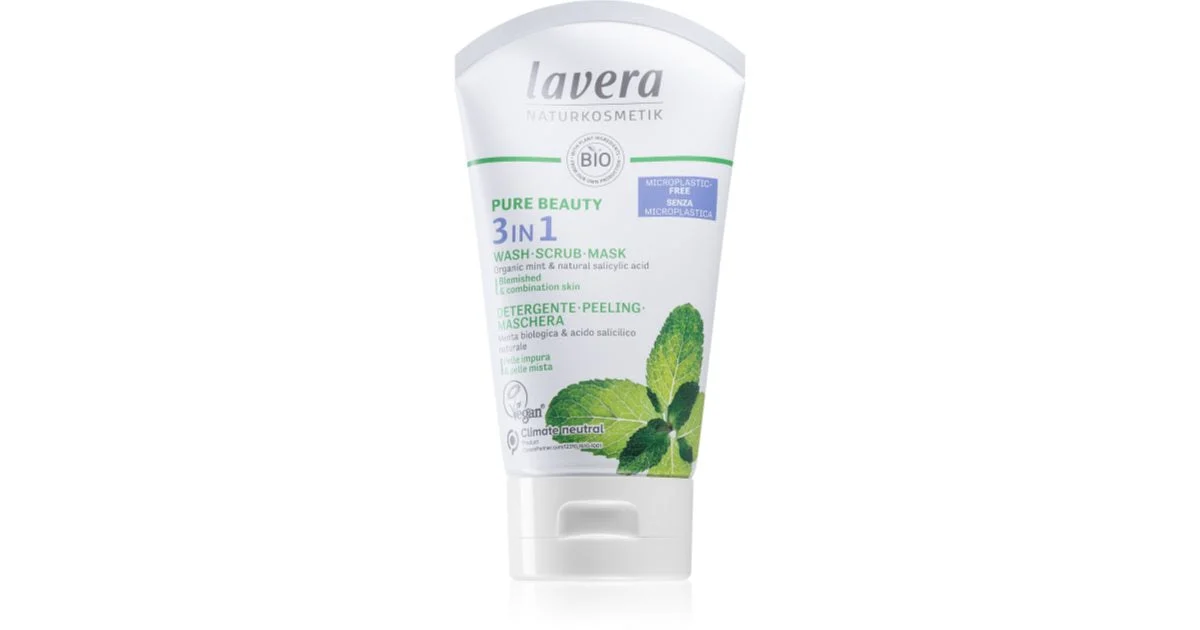 Lavera Pure Beauty Gel Di Pulizia Profonda 3 In 1 125 Ml