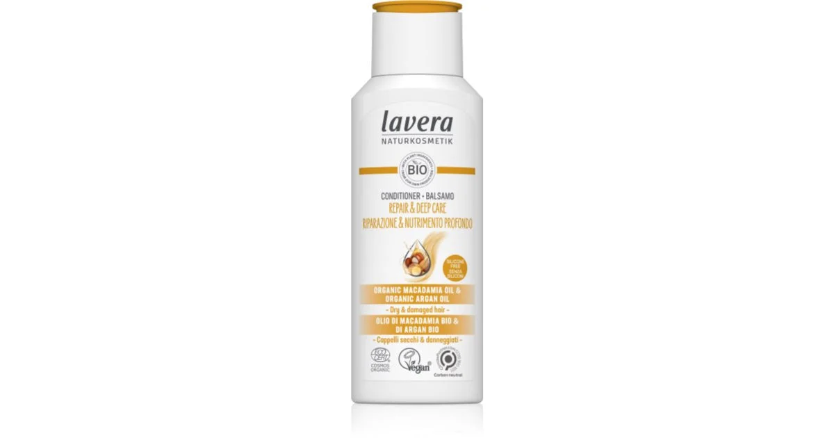 Lavera Repair & Care balsamo di rigenerazione profonda per capelli rovinati e secchi 200 ml