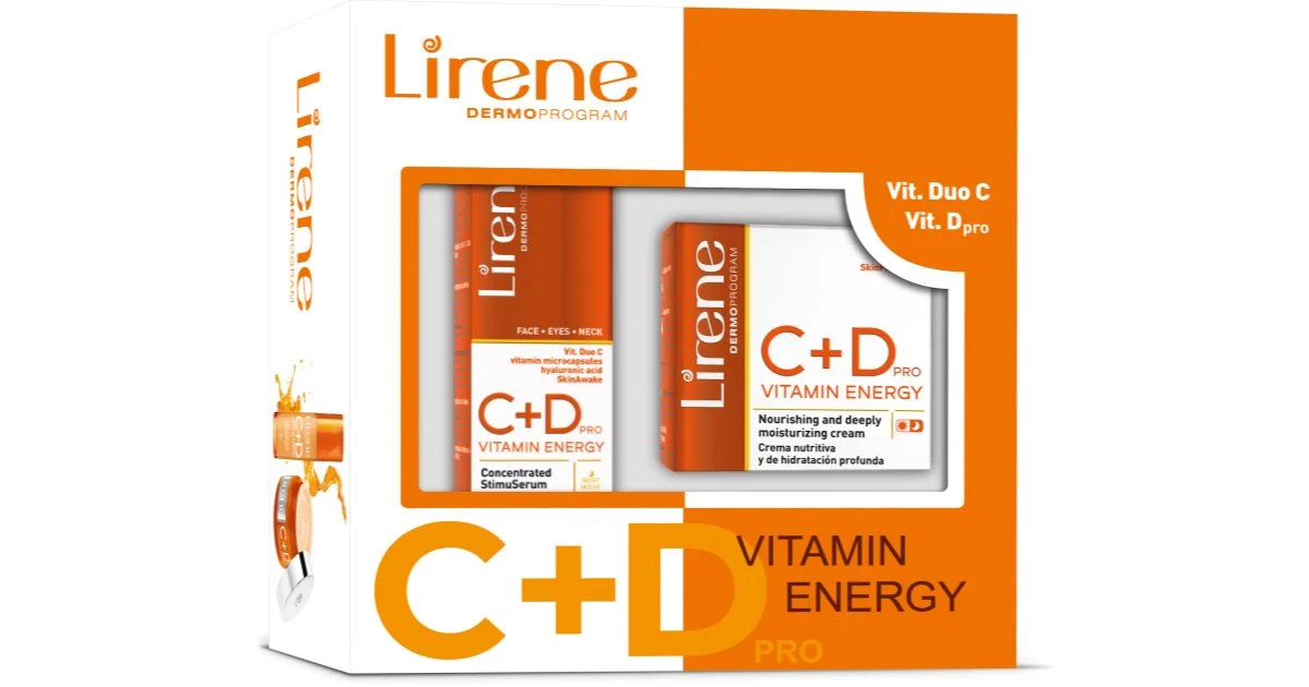 Lirene C+D Pro Vitamin Energy Confezione Regalo Per Tutti I Tipi Di Pelle Da Donna