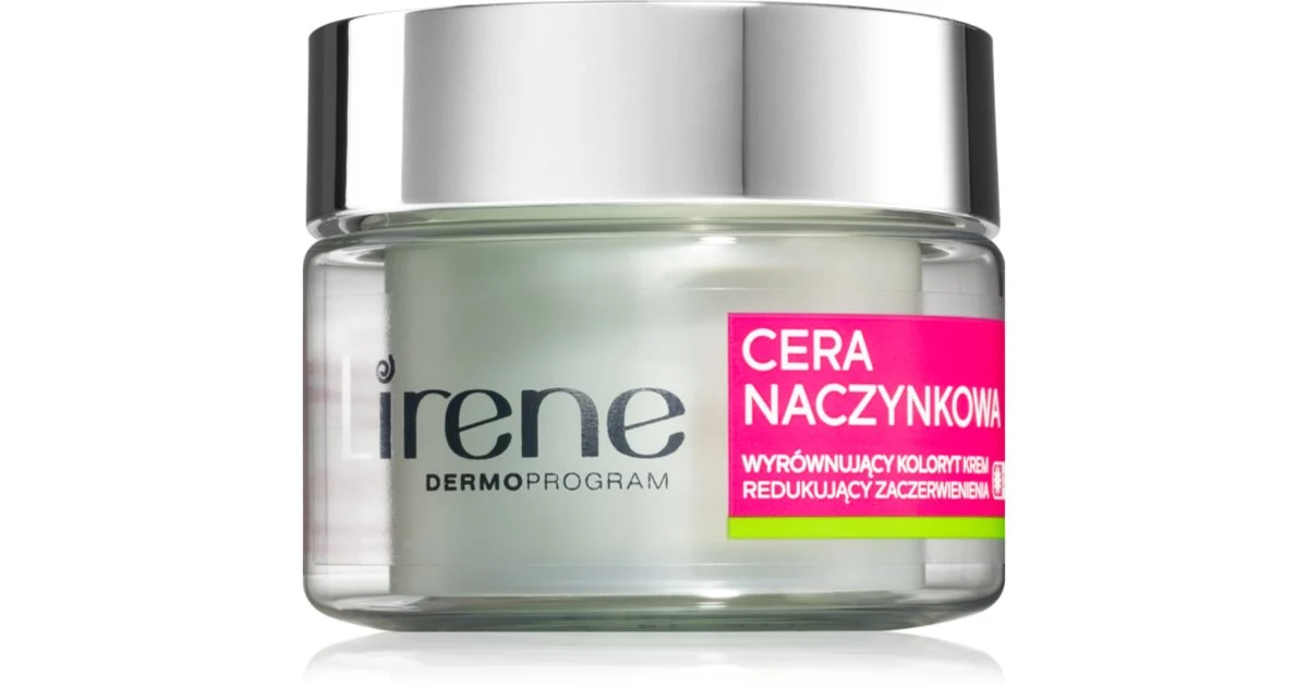 Lirene crema giorno unificante e nutriente per pelli sensibili e arrossate 50 ml