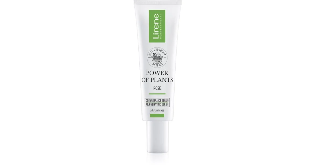 Lirene Power Of Plants Rose Siero Ringiovanente Viso Effetto Rassodante 30 Ml