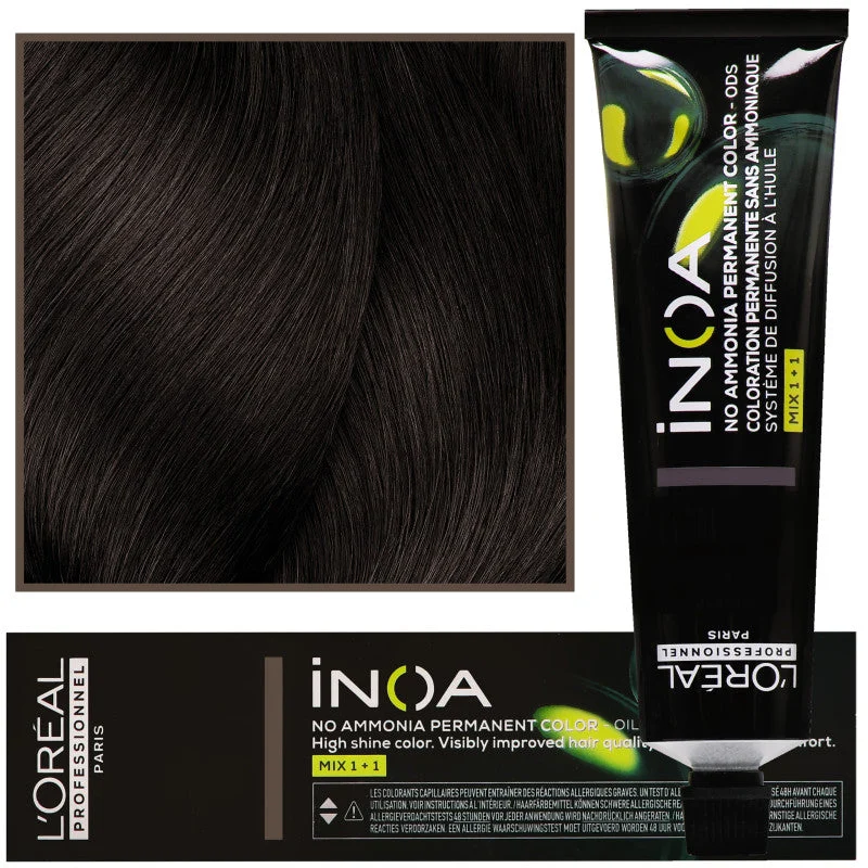 Tintura per capelli L'Oréal Inoa 60 ml 4.15 Castano Mogano Cenere
