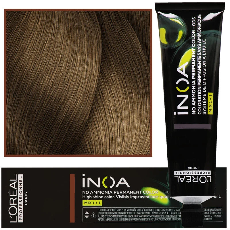 Tintura per capelli L'Oréal Inoa 60 ml 7.31 Biondo cenere dorato