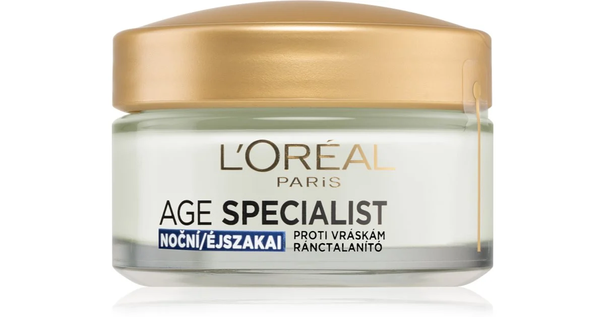 L´oréal paris Crema antirughe notte Età 45+ Specialista - 50 ml