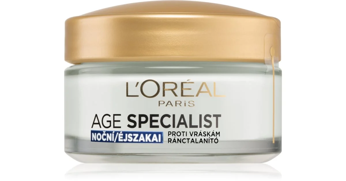 L´oréal paris Crema antirughe notte Età 55+ Specialista - 50 ml