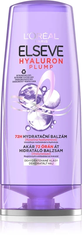Balsamo idratante L'oréal paris Elseve Hyaluron Plump 72H (Balsamo idratante) - Volume: 200 ml