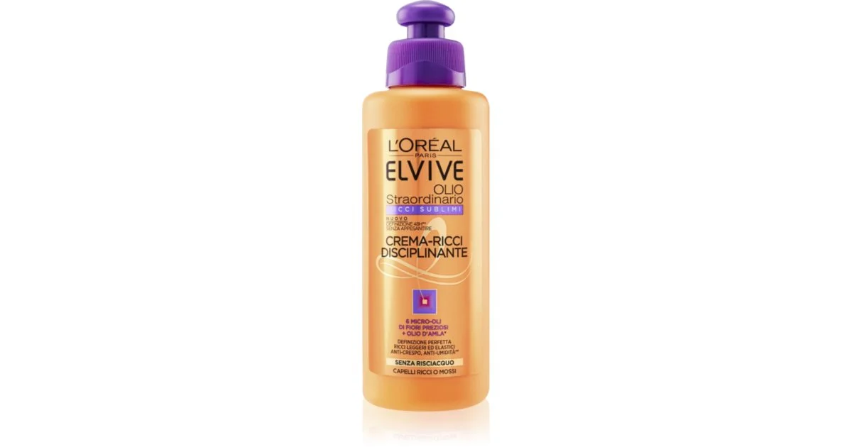 L’Oréal Paris Elvive Olio Straordinario Ricci Sublimi nutrimento profondo 200 ml