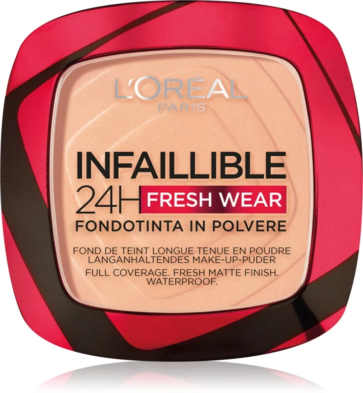 L'Oréal Infallibile 24H Fresh Wear - Fondotinta In Polvere 245 - Miele Dorato