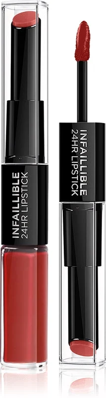 L'Oréal Rossetto Infaillible 2 Step 24H 506 - Red Infaillib