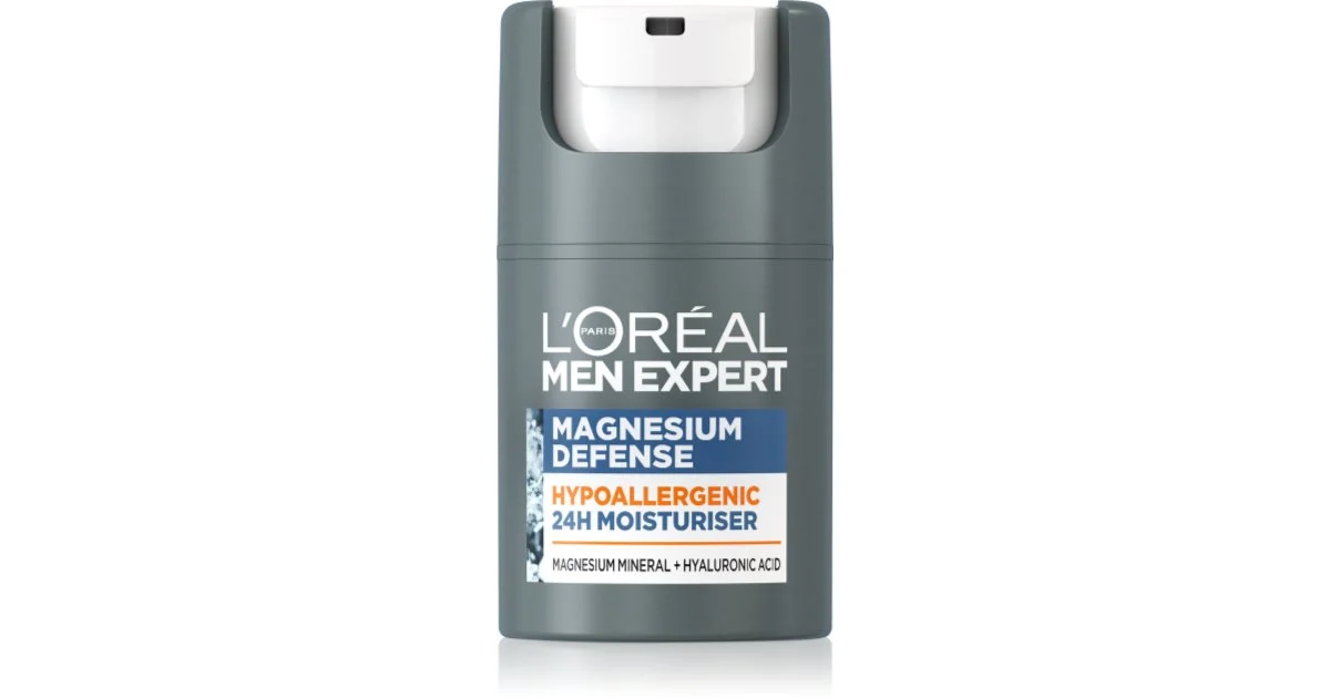 L´oréal paris Expert Magnesium Defence 24H Crema uomo 50 ml