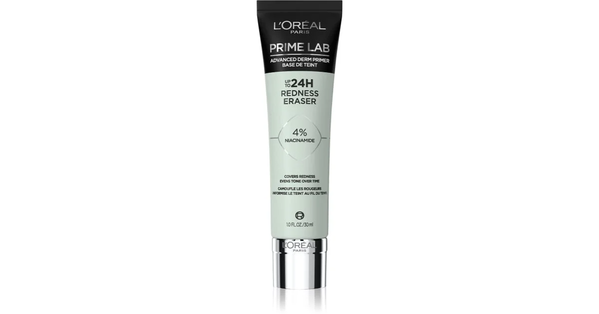 L'Oréal Prime Lab 24H Redness Primer Verde Neutralizza I Rossori 30 Ml
