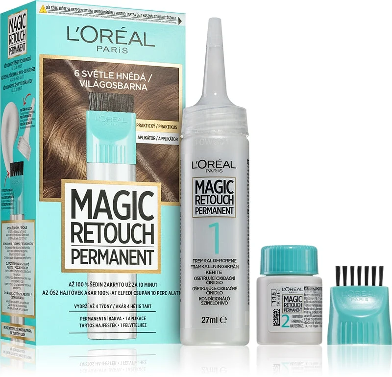 L´oréal paris Magic Retouch Colore Permanente 18 ml 6 Marrone chiaro