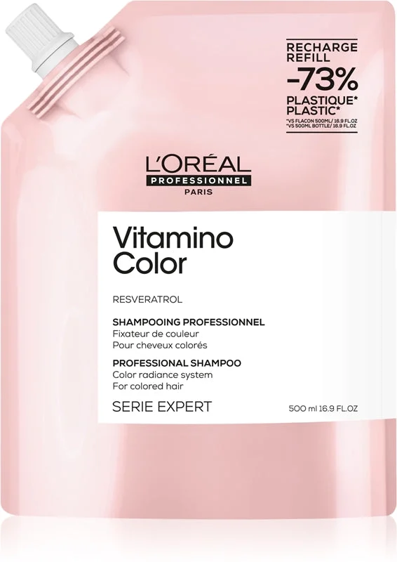 L'Oréal Professionnel Vitamino Color Eco-ricarica Shampoo Fissatore di Colore Resveratrolo 500ml