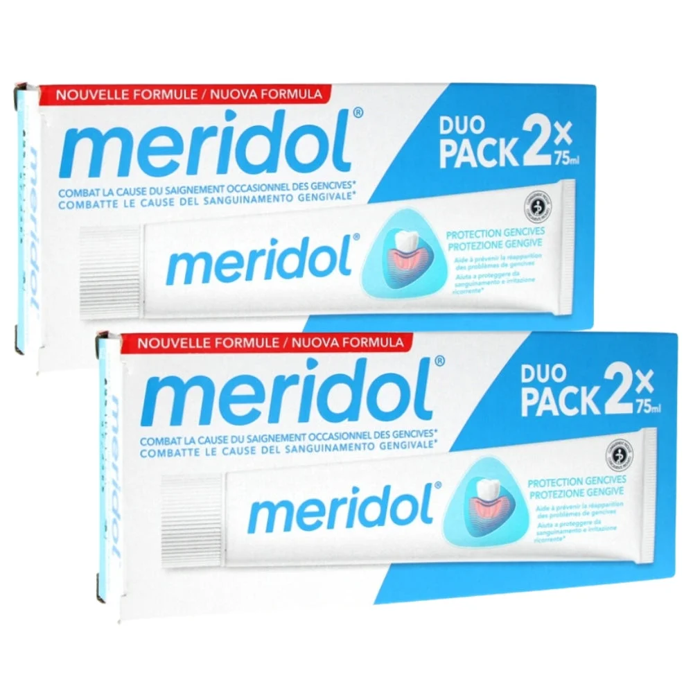 Méridol Gum Protection - Dentifricio - LOTTO di 4x75 ml Lotto × 4 Promozione scadenza Luglio 2026