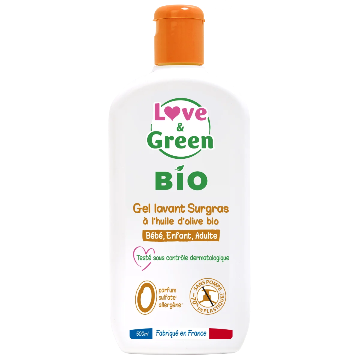 Love&Green Gel Lavante Surgras BIO 500ML