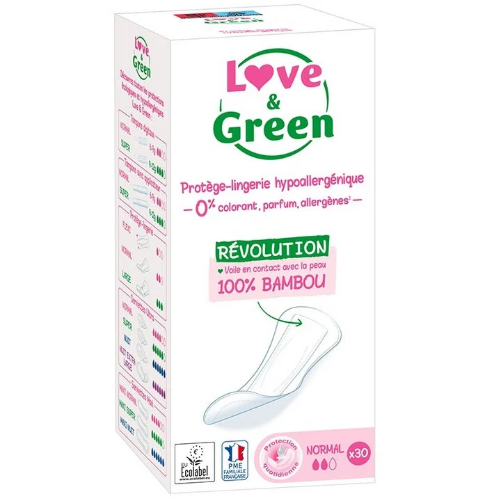 Love&Green Proteggi Biancheria Ipoallergenici Rivoluzione Normale x30