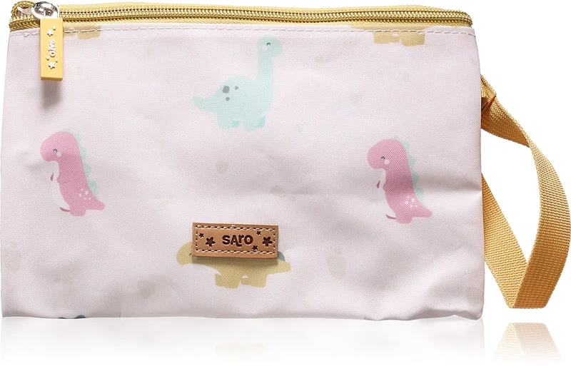 Saro Baby Pranzo sacchetto per la merenda senape 14,5x21,5 cm