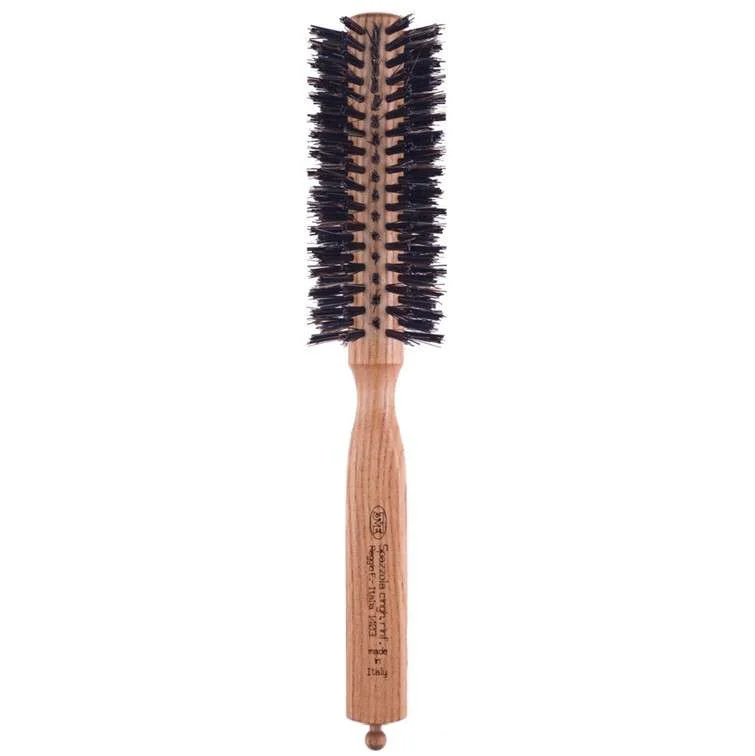 SPAZZOLA FRASSINO CON SETOLE IN CINGHIALE RINFORZATO DIAM. 44 MM.