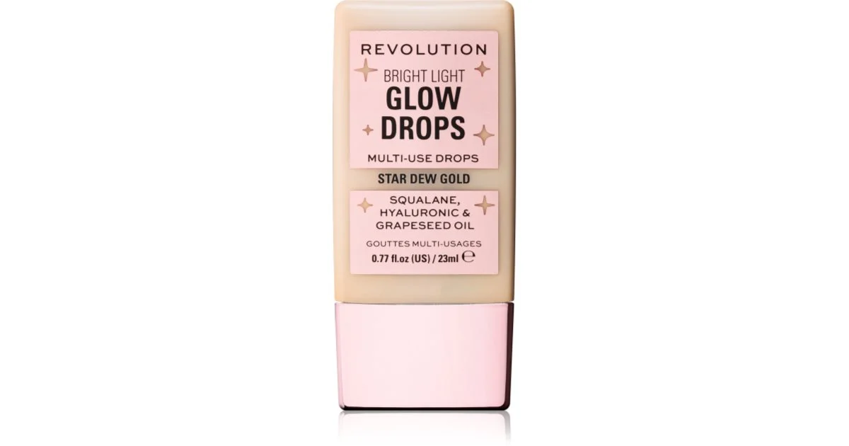 Makeup Revolution Bright Light illuminante liquido colore Golden Star Dew 23 ml