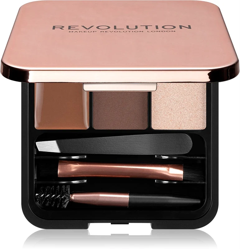 Makeup Revolution Brow Sculpt Kit - Medium