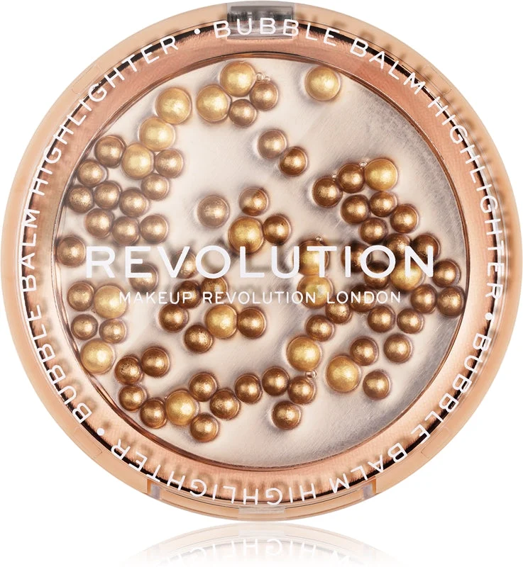 Makeup Revolution Bubble Balsamo illuminante in gel colore Bronze 4,5 g