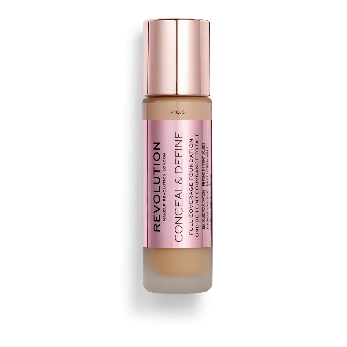 Makeup Revolution Corregge e definisce Crema fondotinta senza olio F 105 23 ml