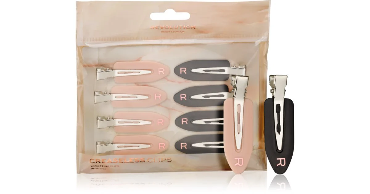 Makeup Revolution Creaseless Clips forcine per capelli 8pezzi 1 confezione
