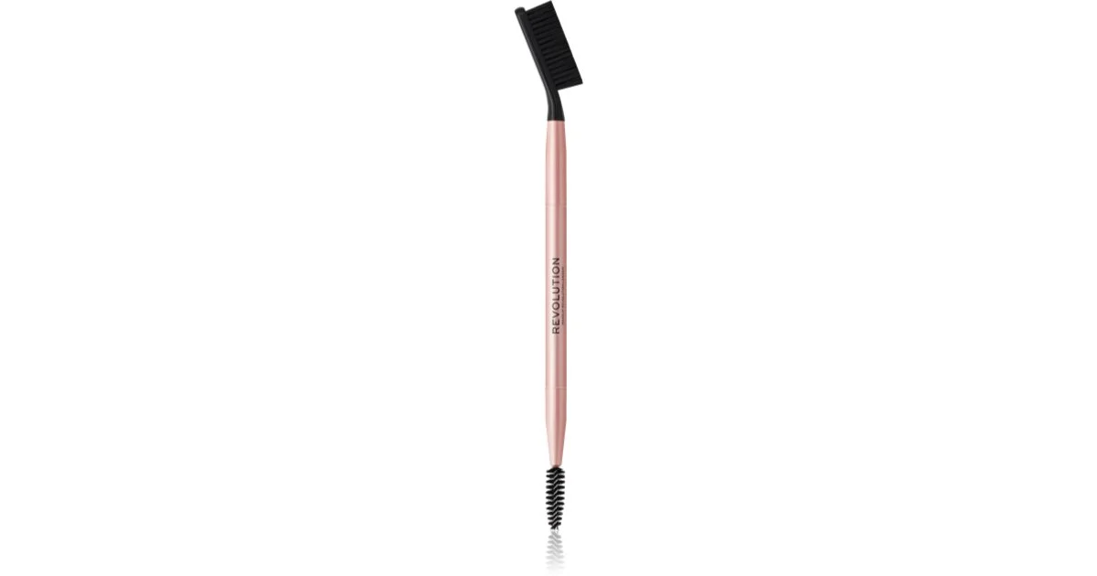 Makeup Revolution Create pennello doppio per sopracciglia I. tipo R13