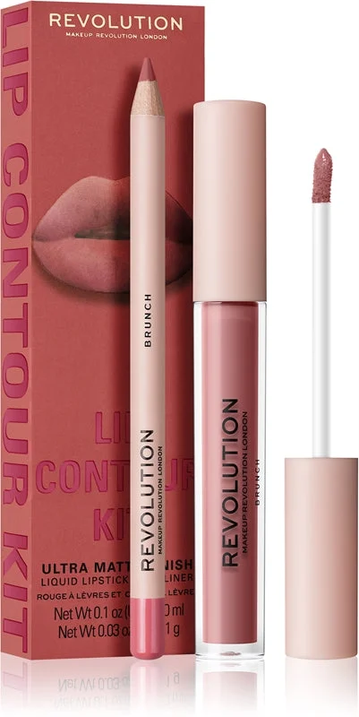 Makeup Revolution Contour Kit per labbra colore Brunch