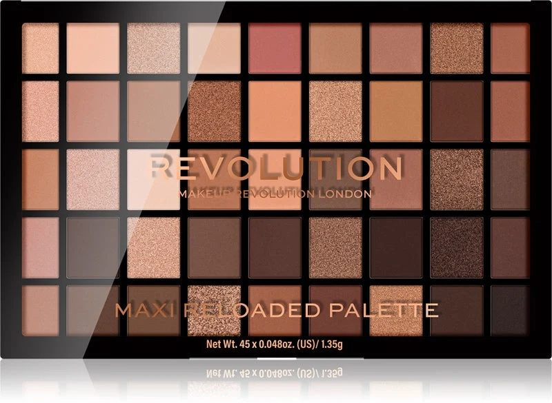Makeup Revolution Palette Maxi Re-Loaded Nudes - Palette ombretti 60,75 g