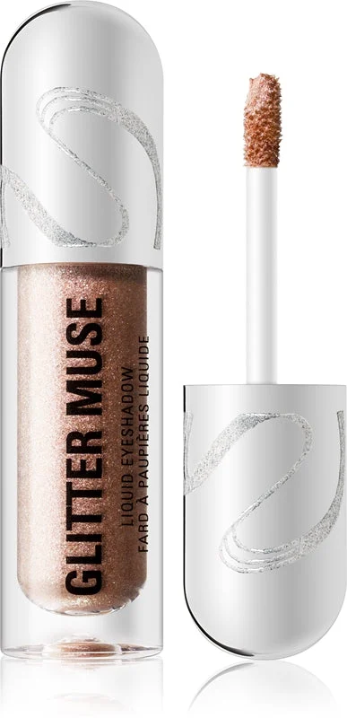 Makeup Revolution Metallic Muse ombretti liquidi glitter colore oro 3.5 ml