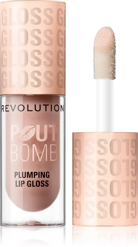 Makeup Revolution Pout Bomb lucidalabbra effetto volumizzante colore Milky Sheer Holo 4.6 ml