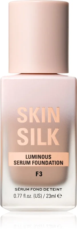 Makeup Revolution Skin Silk Siero fondotinta illuminante leggero colore F3 23 ml