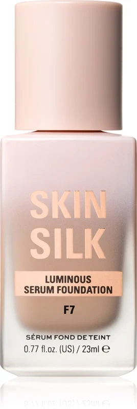 Makeup Revolution Skin Silk Siero fondotinta illuminante leggero colore F7 23 ml