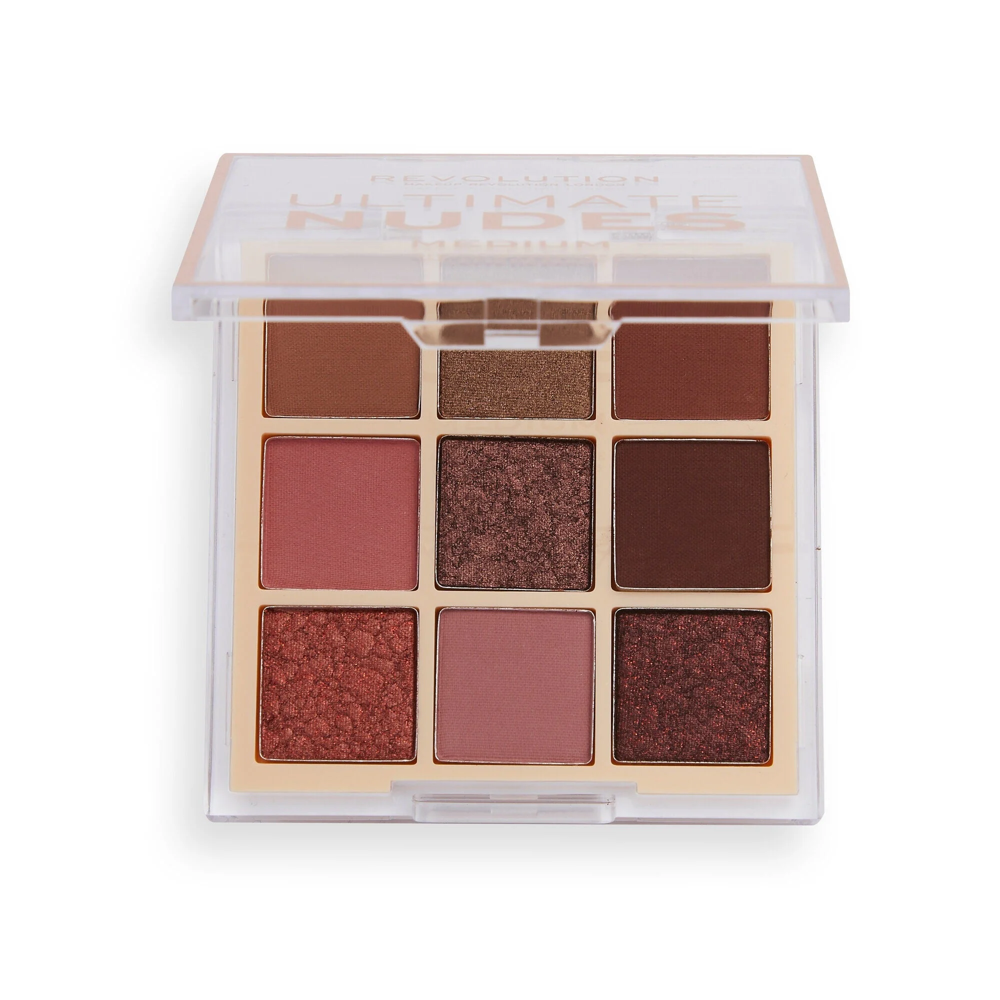 Makeup Revolution, Ultimate Nudes, Palette ombretti, Medium, 8,1 g