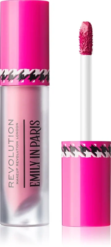 Makeup revolution Emily In Paris Blush per labbra e guance Camille 2 g Pinky Swear Pink