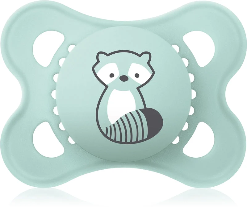 MAM Original 0+ mesi ciuccio turchese Raccoon