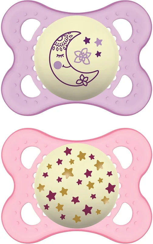 MAM Original notte 0m+ ciuccio bimba 2 pezzi