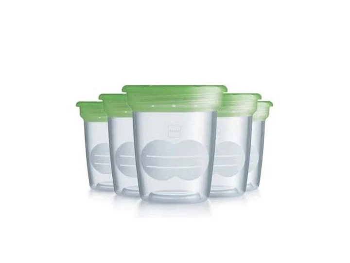 MAM Vasi da Conservazione con Coperchi 5x120ml