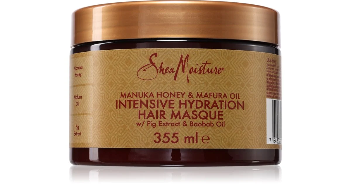 Shea Manuka Honey & Mafura maschera idratante intensiva per capelli 355 ml
